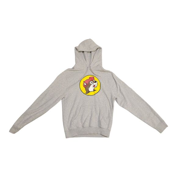 Buc-ee’s Gray Logo Hoodie Size Small, EUC - Picture 2 of 5